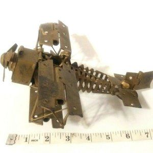 Brass Vintage Airplane Model Shelf Decor